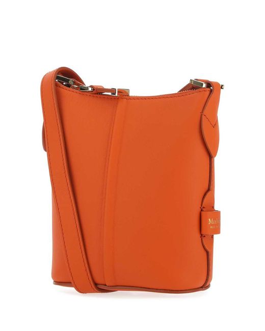 Max Mara Orange Shoulder Bags