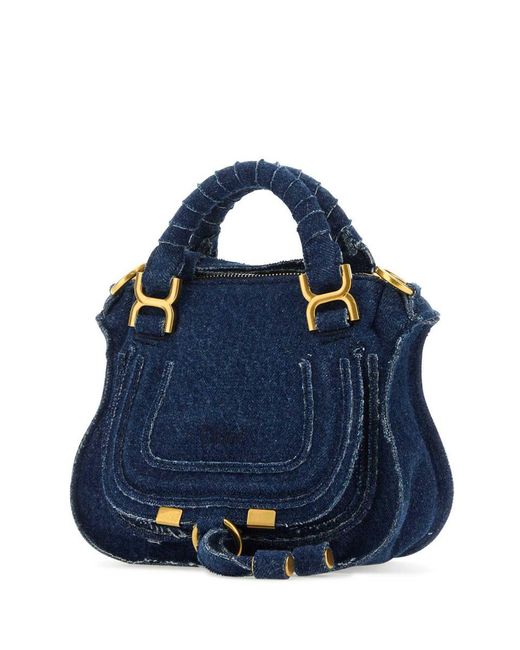 Chloé Blue Chloe Shoulder Bags