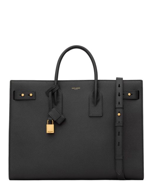 Saint Laurent Black Bag "sac De Jour" Large for men