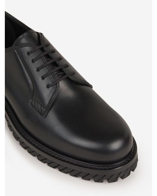 Off-White c/o Virgil Abloh Black Sponge Derby Shoes for men