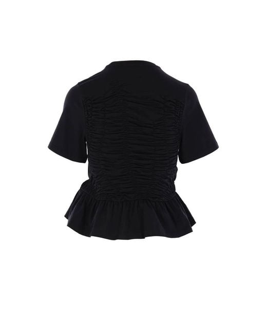 CECILIE BAHNSEN Black T-Shirts And Polos
