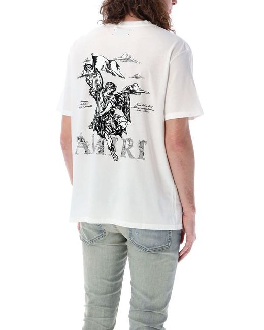 Amiri White Angel T-Shirt for men