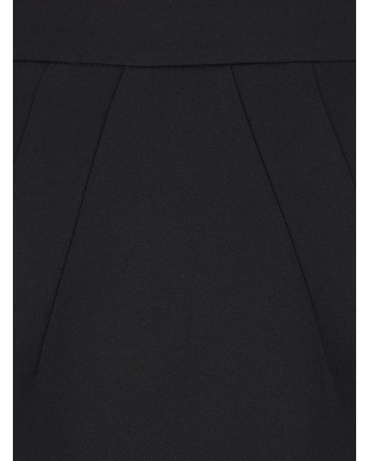 Plain Black Midi Pencil Skirt