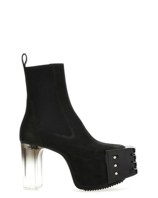 Rick Owens Grilled Platforms Boots in Black for Men Lyst