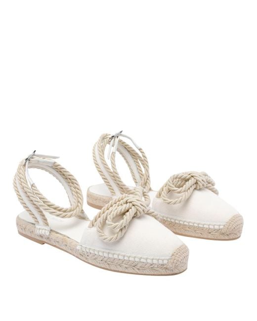 Mach & Mach White Flat Shoes