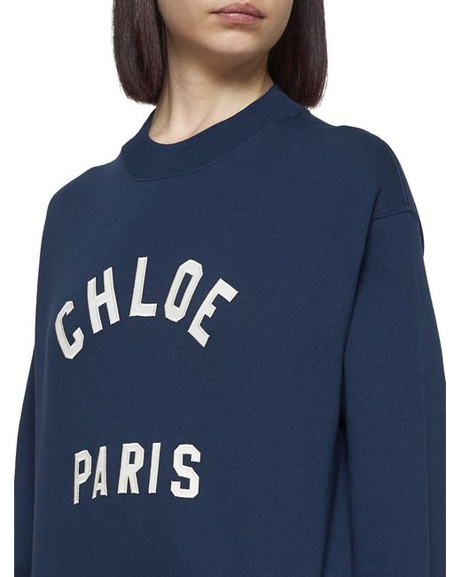 Chloé Blue Essential Cotton Sweater