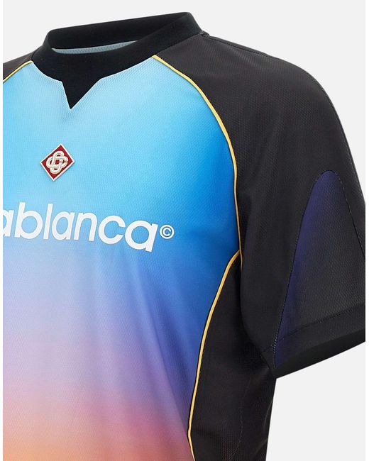 Casablanca Blue T-Shirts And Polos for men