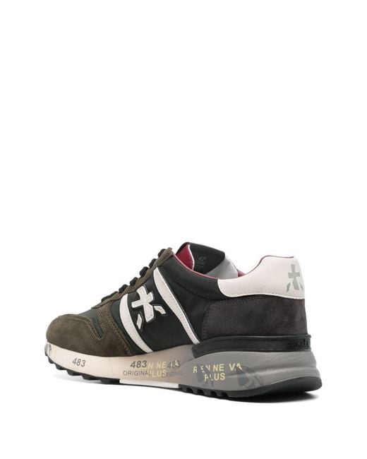 Premiata Black Baskets Lander 6905 for men