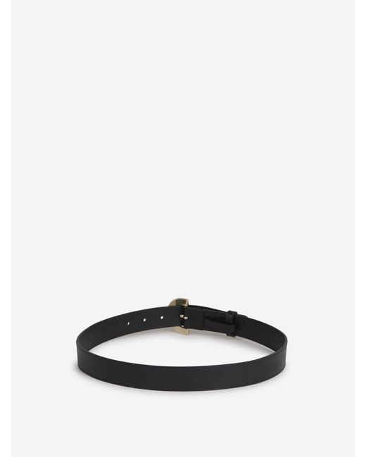 Chloé White Smooth Leather Belt
