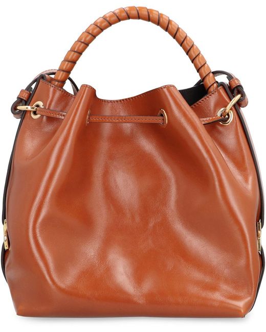 Chloé Brown Bucket Bag Marcie
