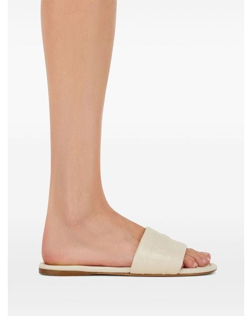 Ferragamo White Sandals
