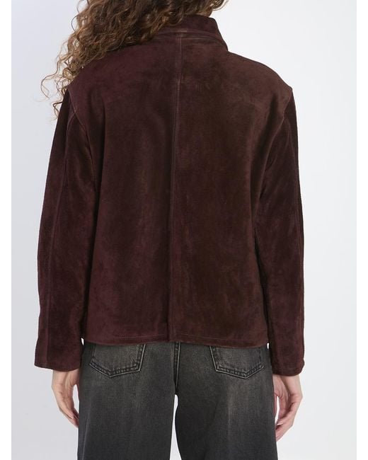 Arma Brown Rosia Suede Jacket