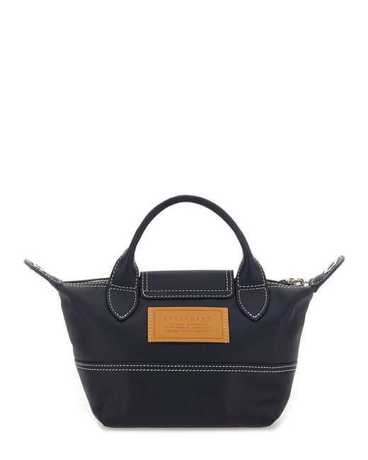 Longchamp Blue Le Pliage Xs Handle Bag