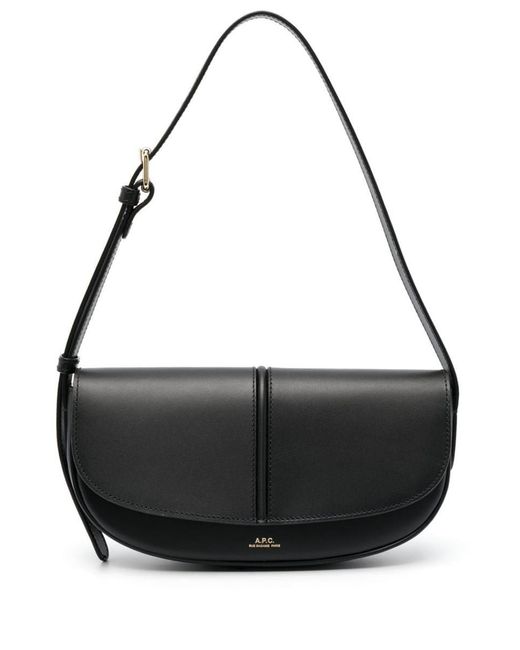 A.P.C. Black Betty Leather Shoulder Bag