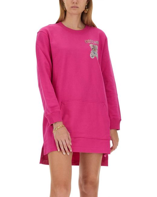 Moschino Pink Knit Dress