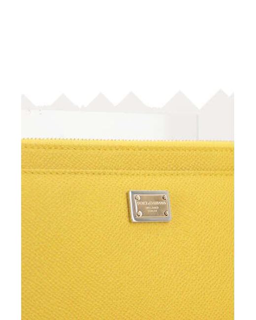 Dolce & Gabbana Yellow Wallets