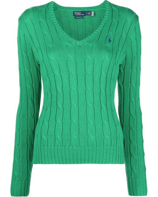 Polo Ralph Lauren Green Sweaters