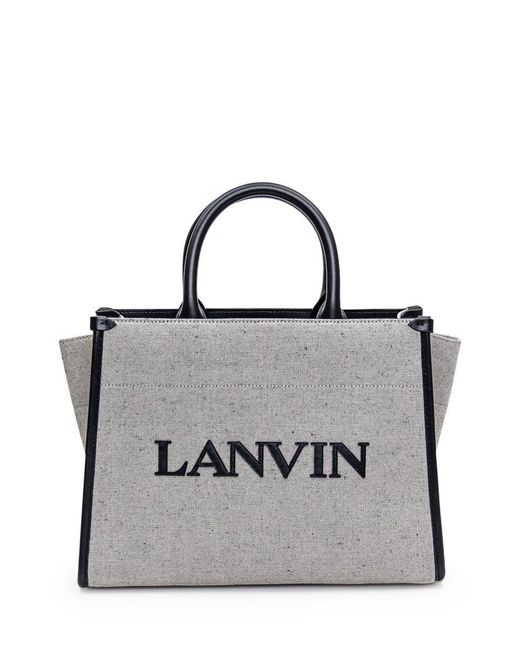 Lanvin Gray Tote Bag