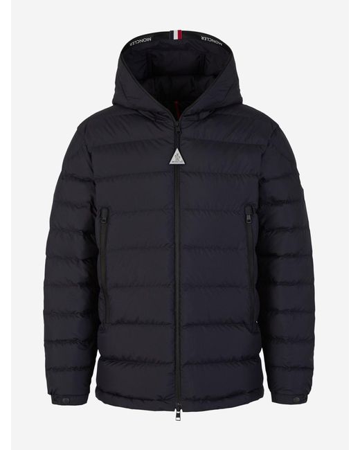 Moncler Blue Padded Hood Jacket for men
