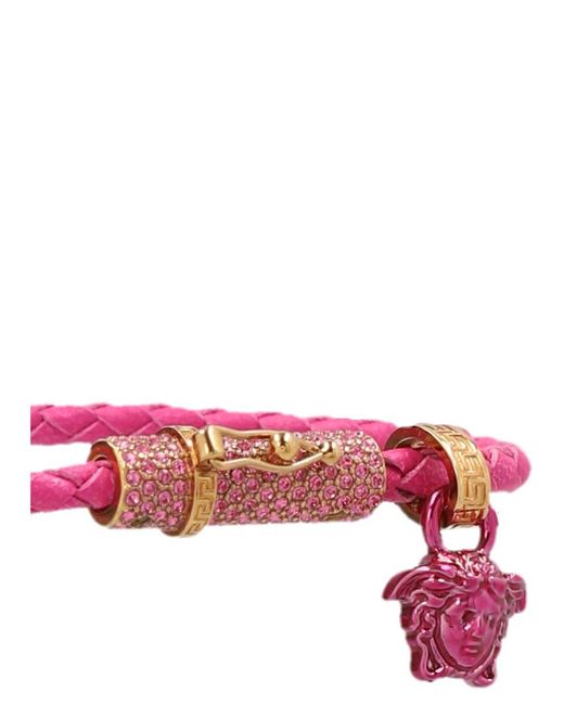 Versace Pink ‘Medusa' Bracelet