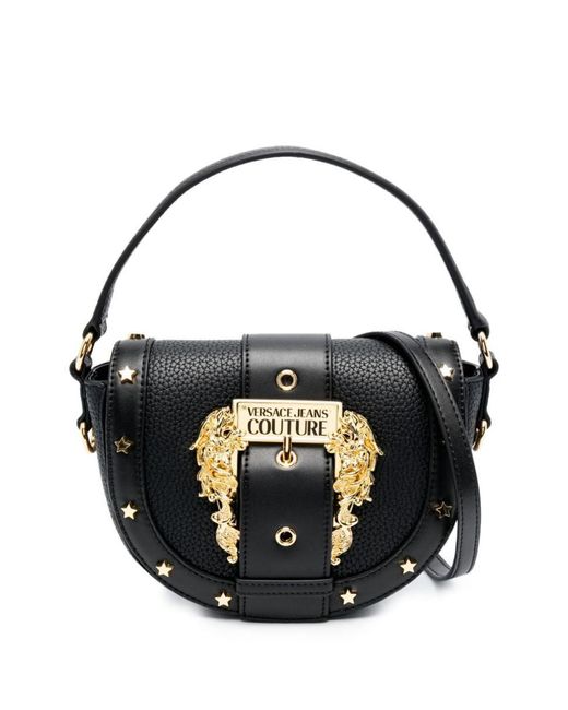 Versace Black Baroque Buckle Mini Bag