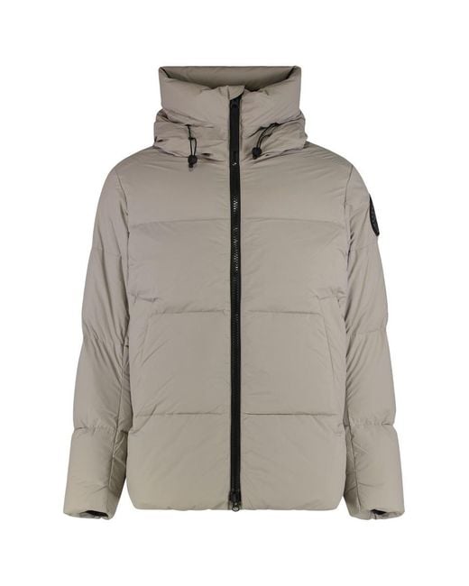 Canada Goose Gray Padded Jacket Crofton Label for men