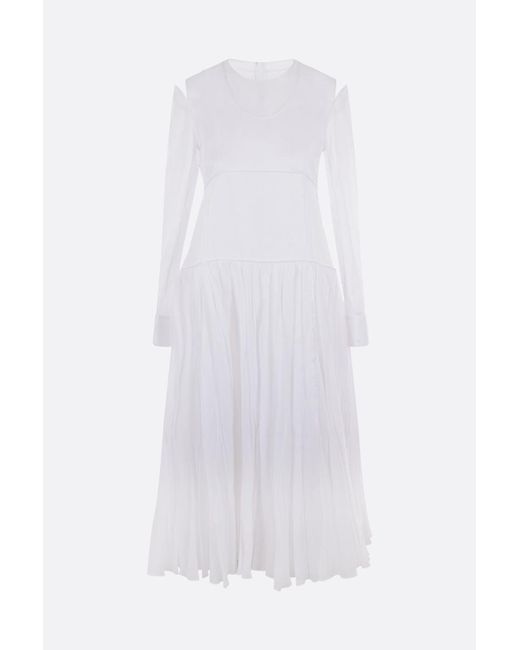 Jil Sander White Dresses