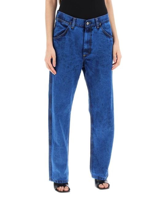 Vivienne Westwood Blue Straight Cut Ranch Jeans