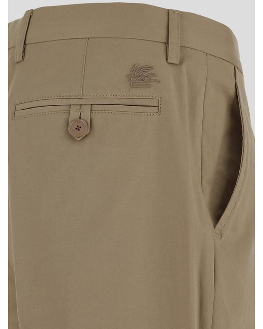 Etro Natural Trousers for men