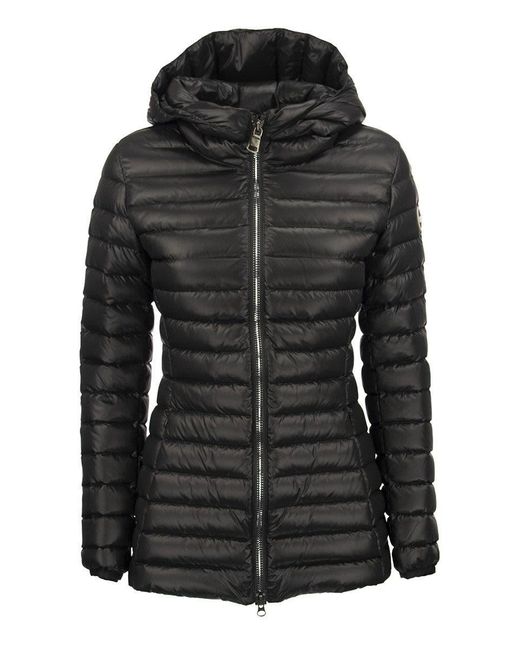 Colmar Black Friendly - Medium-length Glossy Down Jacket