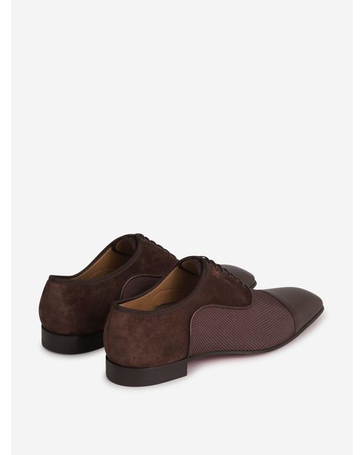 Christian Louboutin Brown Greggo Shoes for men