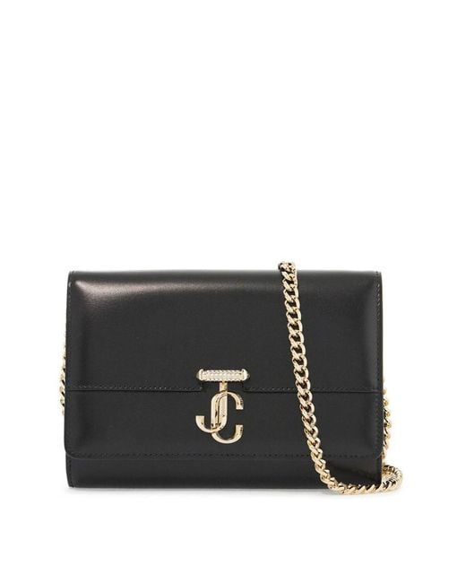 Jimmy Choo Black Avenue Clutch
