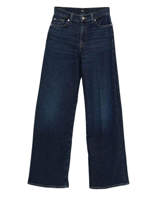 7 For All Mankind Blue Lotta Denim Jeans