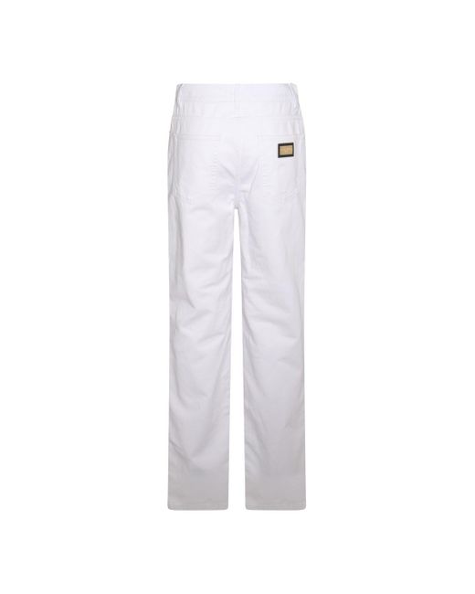Dolce & Gabbana White Jeans