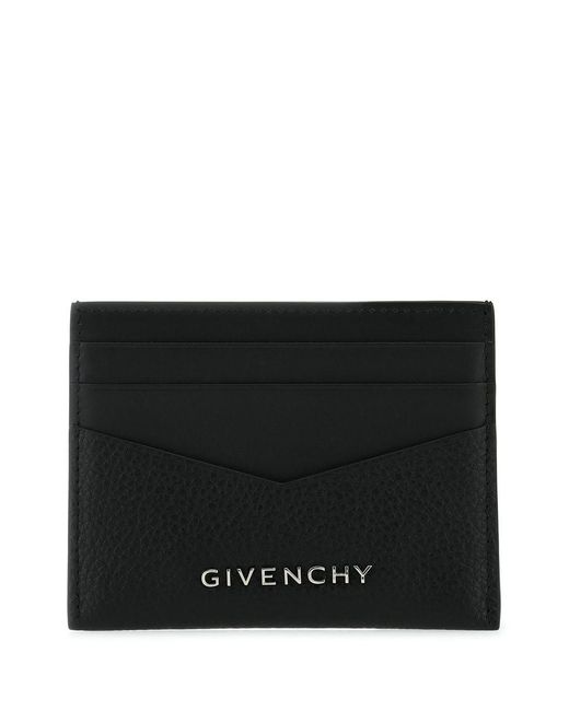 Givenchy Black Leather Card Holder for men
