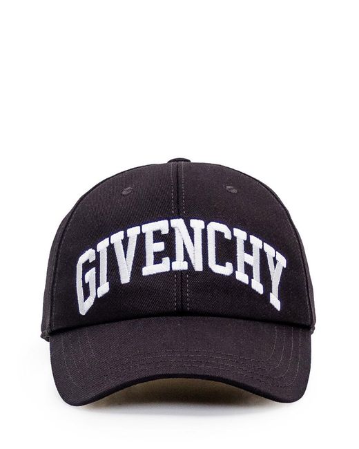 Givenchy Blue Hat With Logo for men