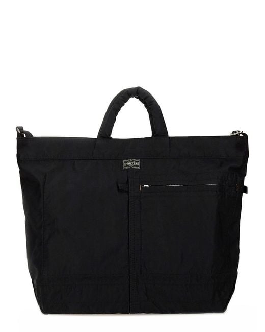 Porter-Yoshida and Co Black "Mile 2Way" Tote Bag for men