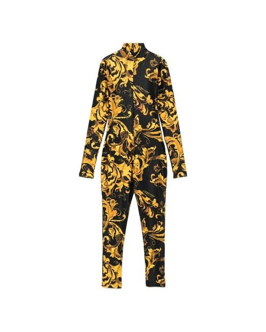 Versace Jeans Couture Yellow Jumpsuits