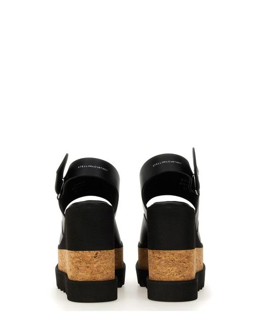 Stella McCartney Black Elyse Platform Sandal