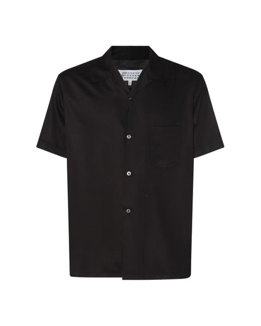 Maison Margiela Black Viscose Shirt for men