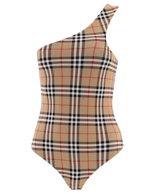 Burberry Multicolor Candace Check Swimsuit