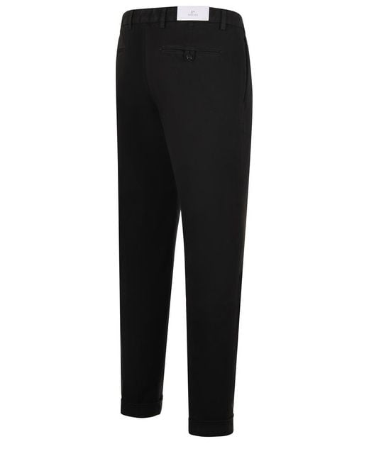 Michael Coal Black Trousers for men