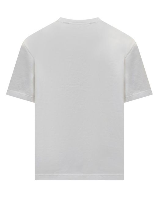 Palm Angels Gray T-shirt With Logo for men