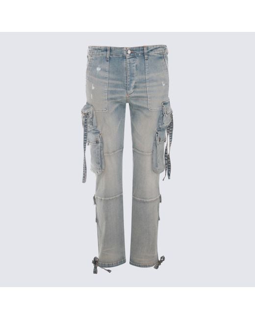 Amiri Gray Cotton Jeans for men