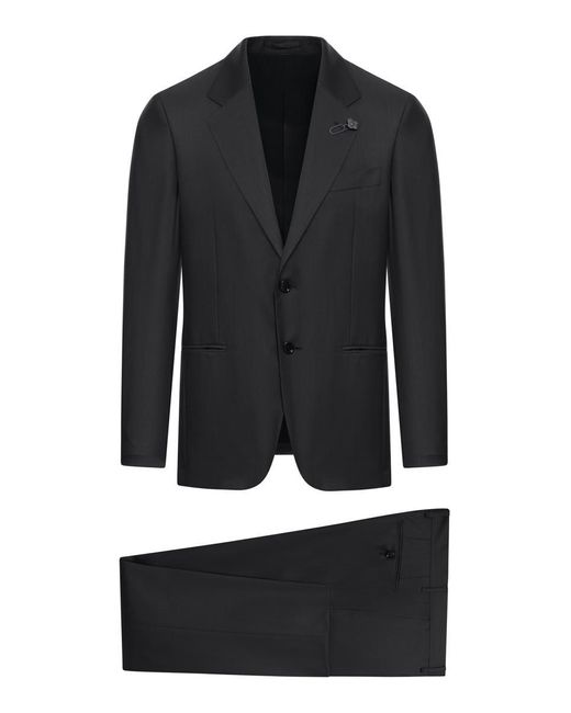 Lardini Black Formal Suit for men