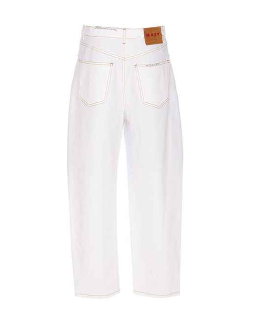 Marni White Trousers