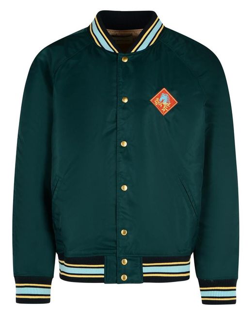 Drole de Monsieur Green Bomber Jacket for men