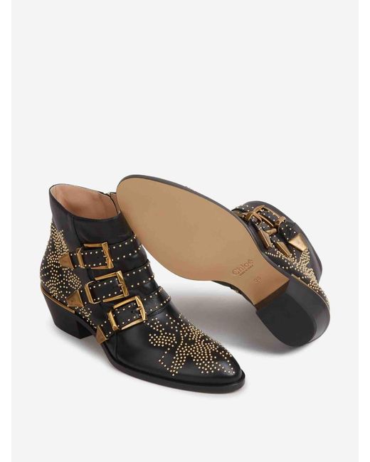 Chloé Black Susanna Booties