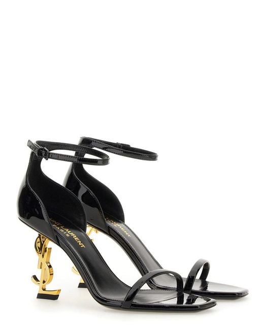 Saint Laurent Black Sandal "Opyum"