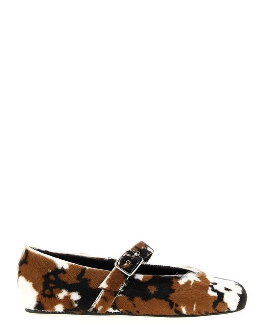Le Silla White 'danielle' Ballet Flats
